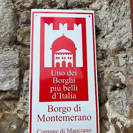 Casa Pruno Rosso Leilighet Montemerano Eksteriør bilde