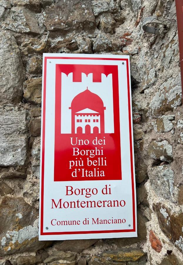 Casa Pruno Rosso Leilighet Montemerano Eksteriør bilde
